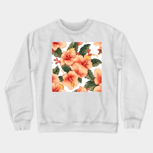 Hibiscus Flowers Pattern 3 Crewneck Sweatshirt